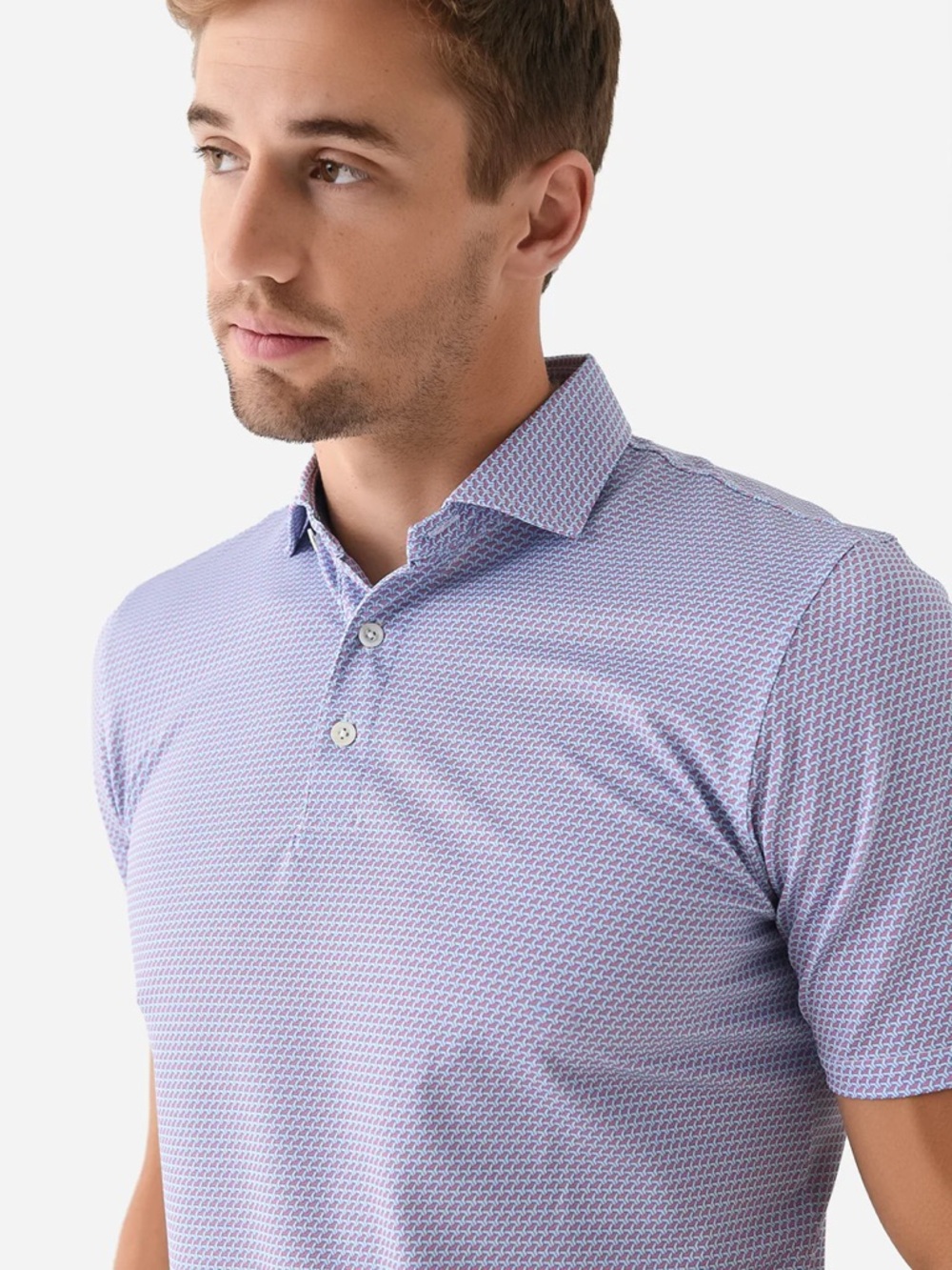 Holderness & Bourne The Phelps Polo in Nantucket/White/Sankaty Size Men’s Medium